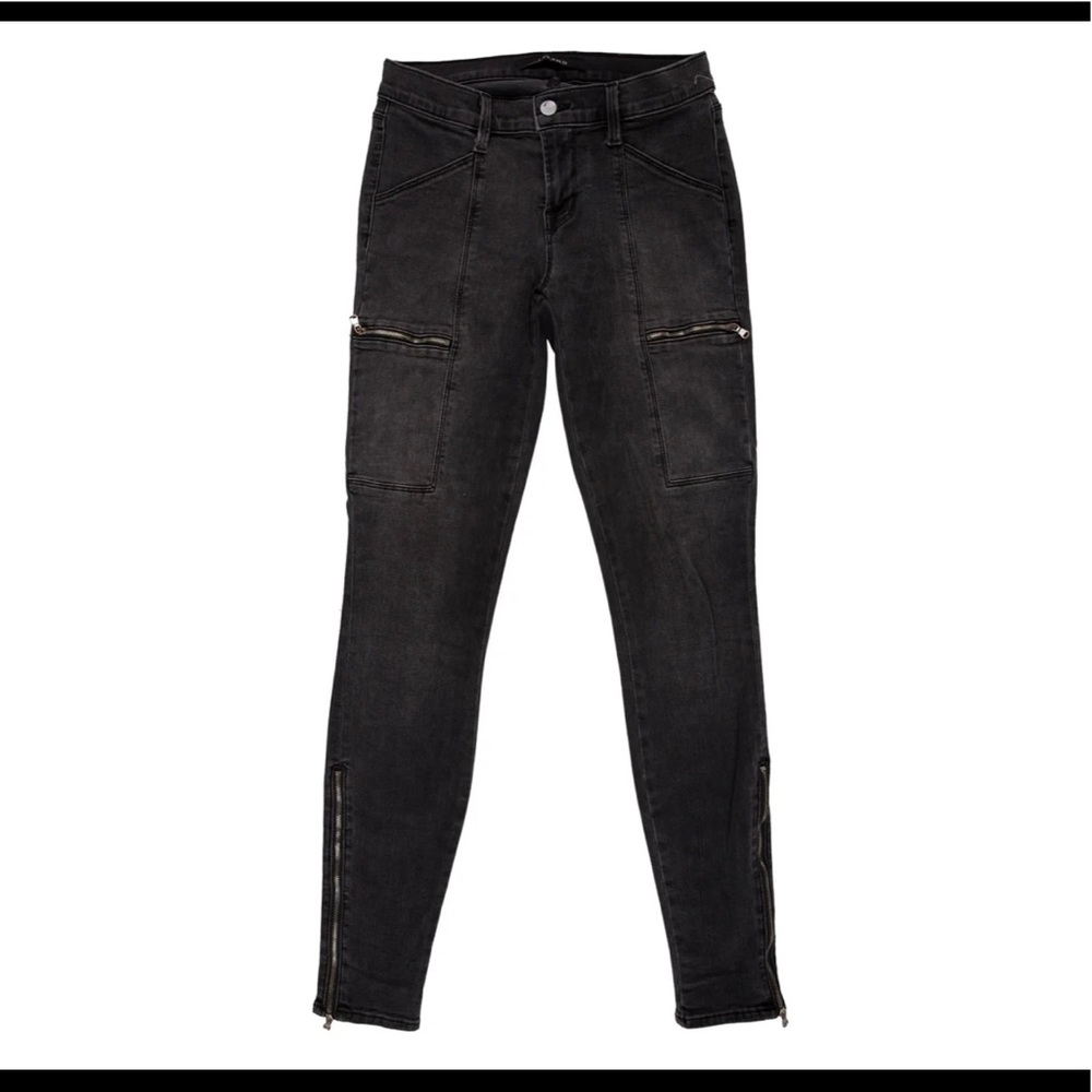 J Brand Kassidy Grey Cascade Skinny Leg Jeans